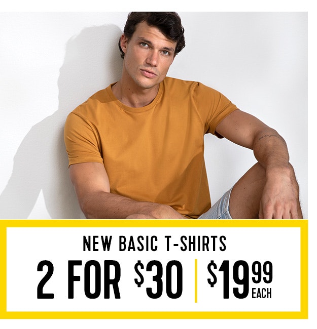 New Basic Tees 2 for $30