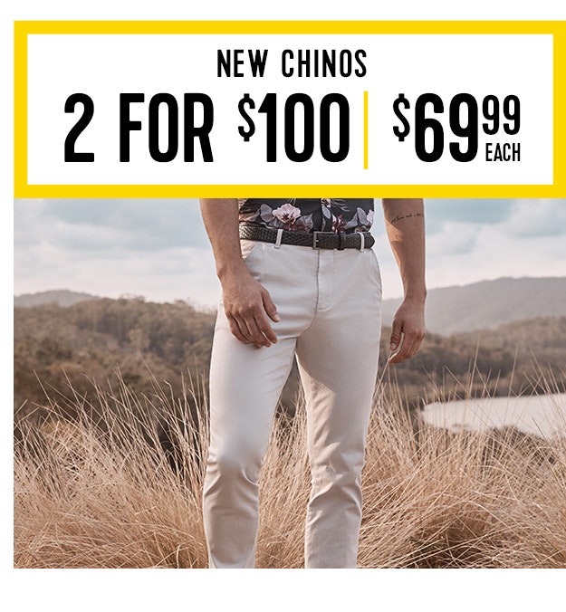 New Chinos 2 for $100