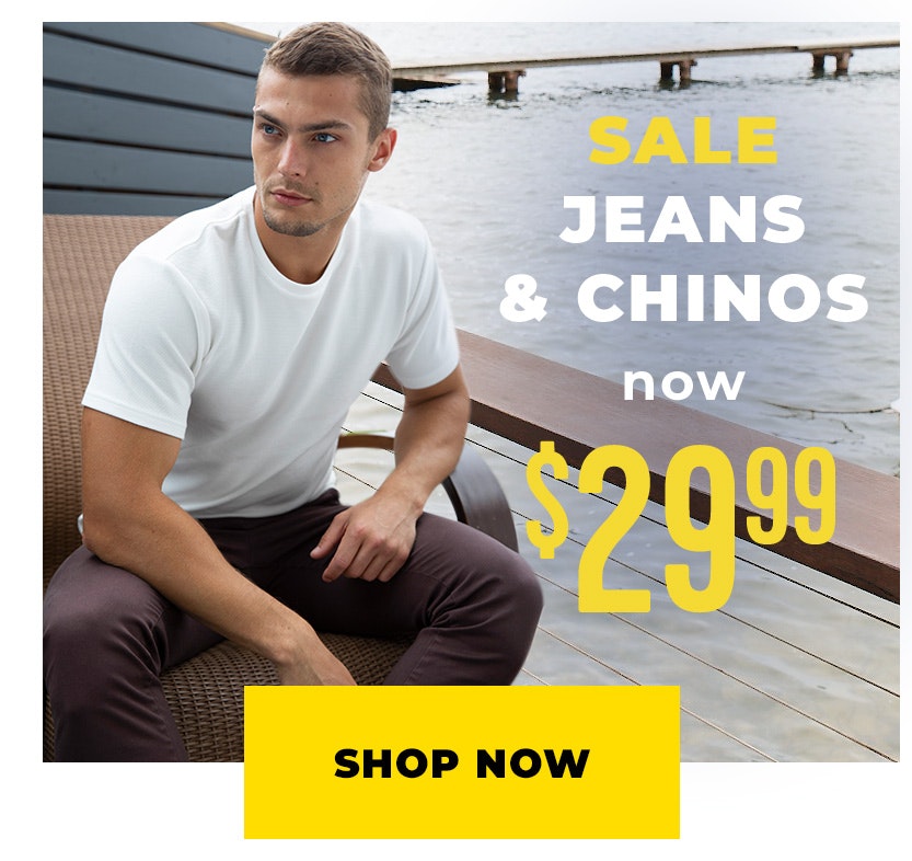 Sale jeans & chinos