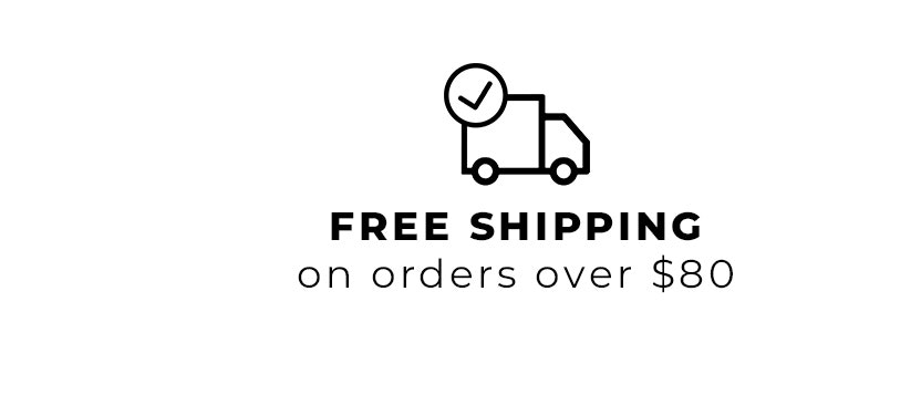Free shipping over $80
