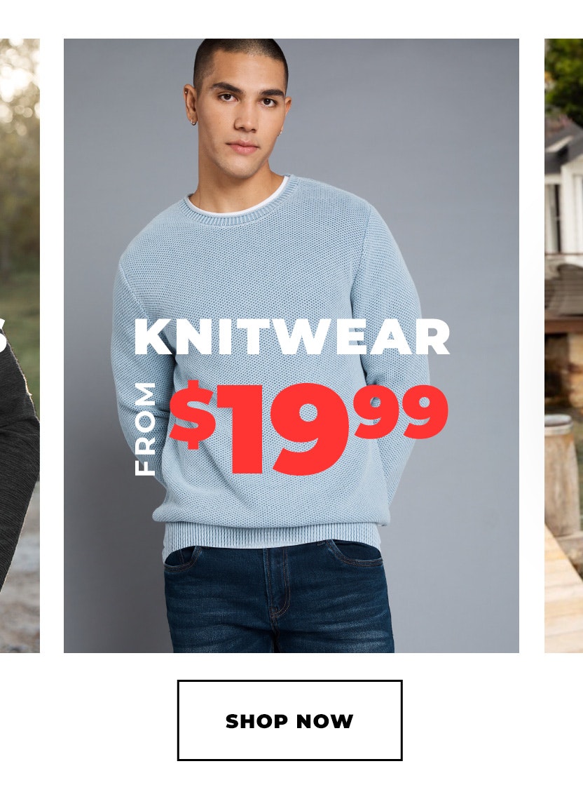 Sale knitwear from $19.99