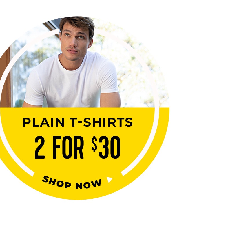 Plain t-shirts 2 for $30