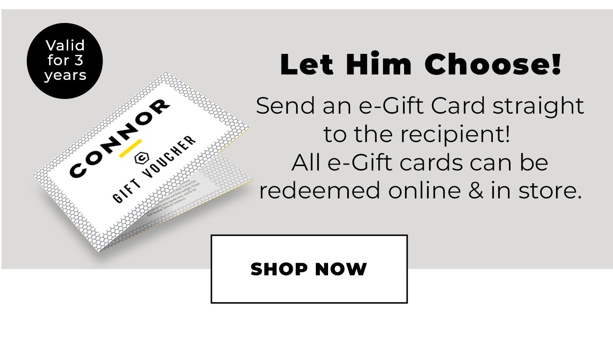 e-Gift card redeemable online and in store