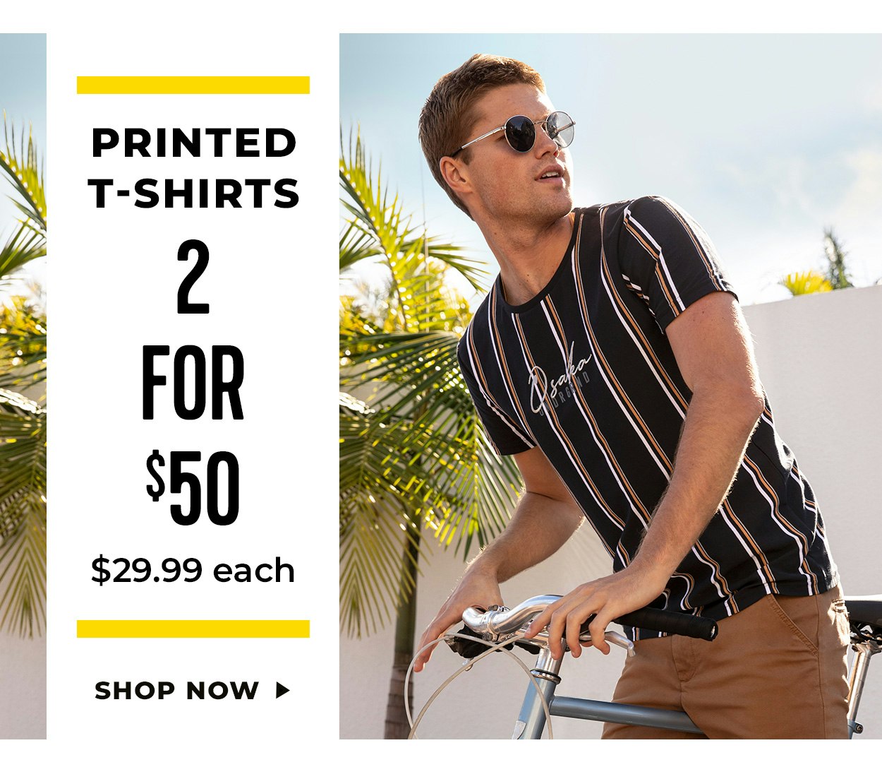 Printed t-shirts 2 for $50