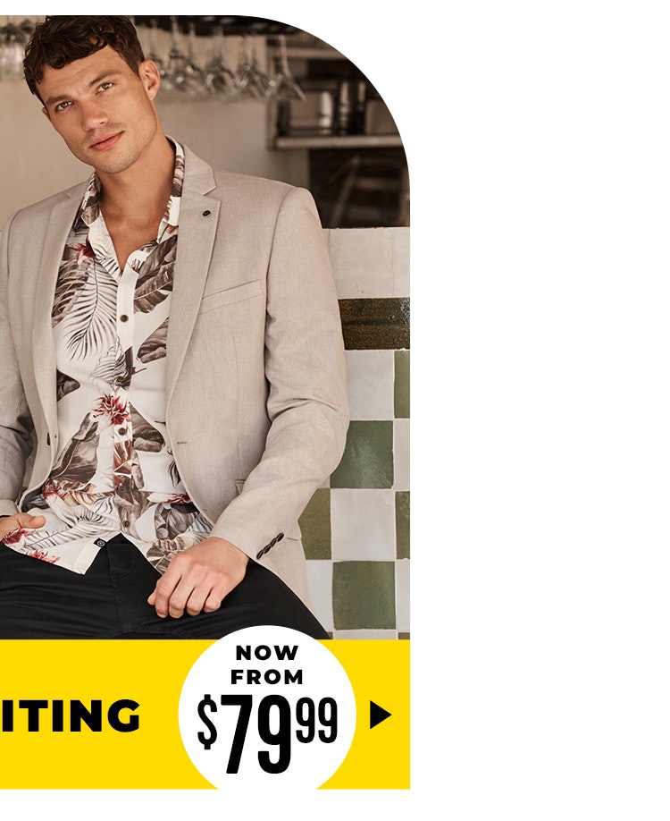 Suit Jackets & Blazers now from $79.99