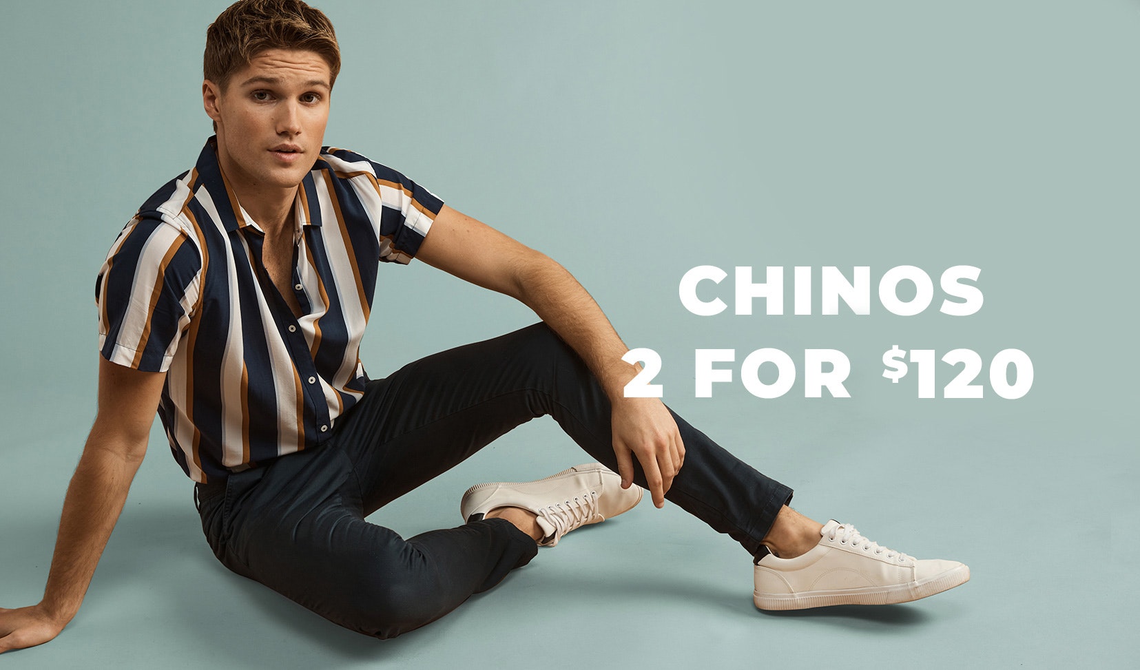 2 for 120 chinos