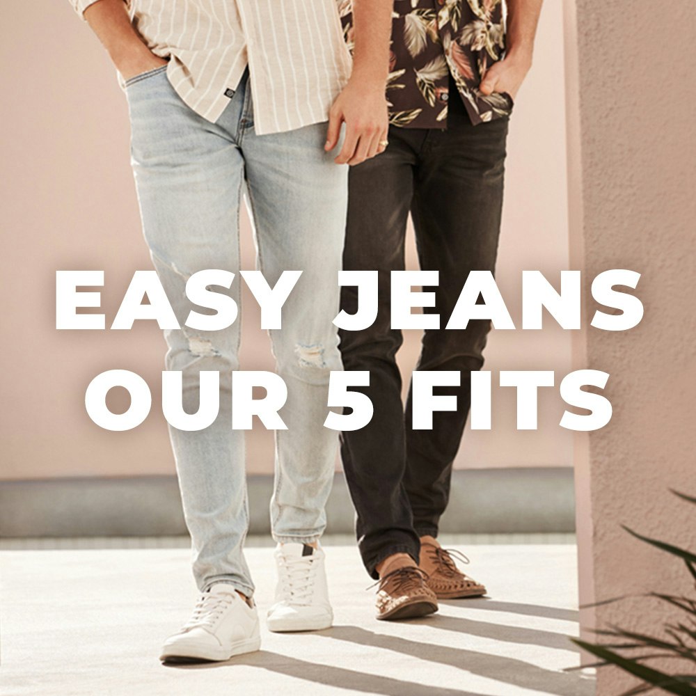 Easy Jeans Our 5 Fits
