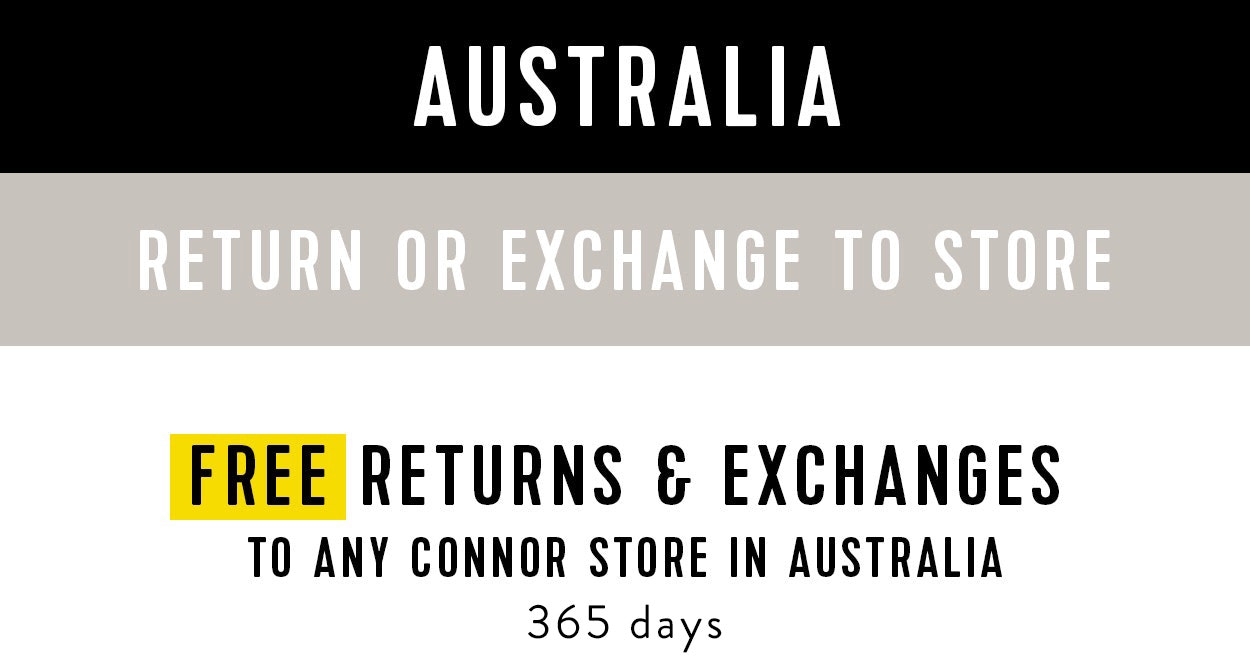 Connor Returns & Exchanges