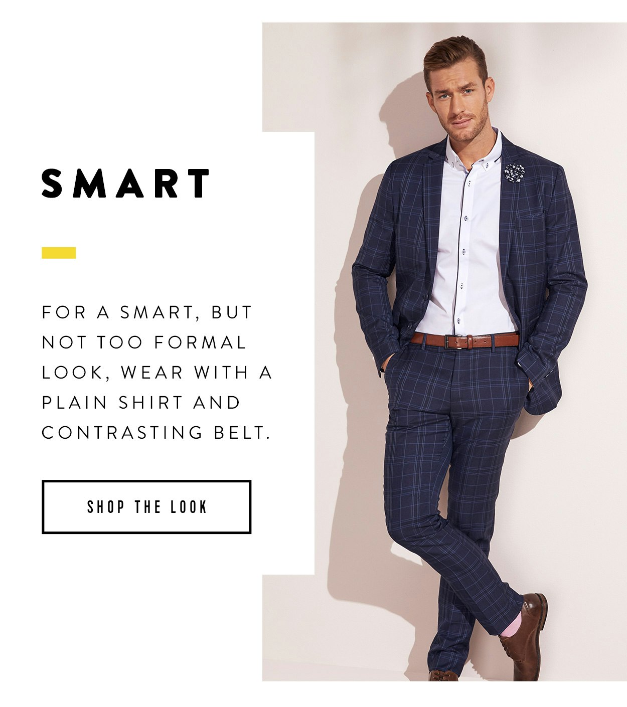 Ways to wear the check suit