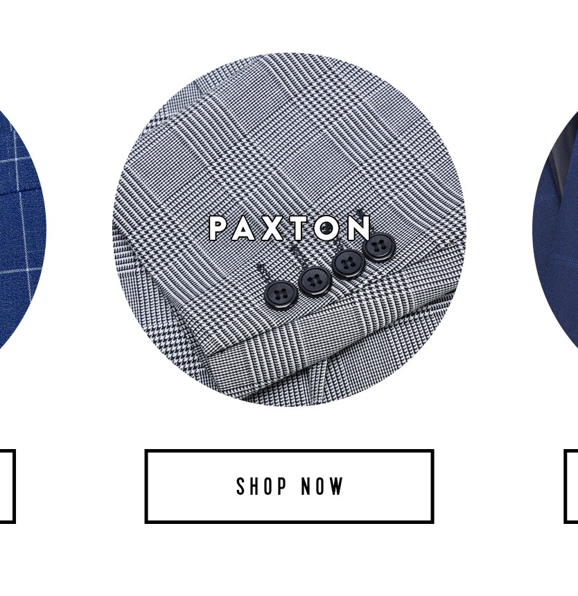 Shop Grey Paxton Check Suit