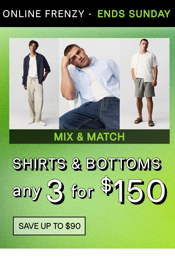 3 for $150