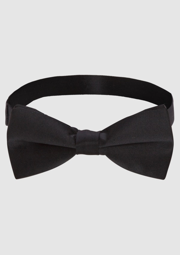 Plain Satin Bow Tie