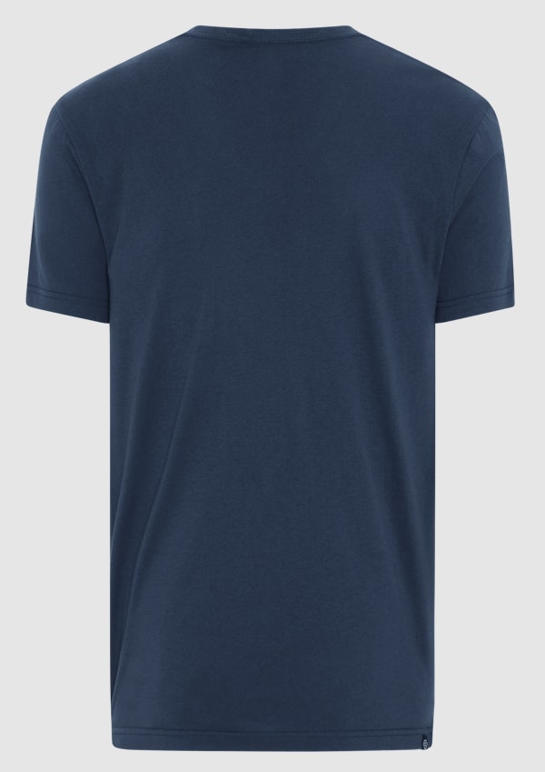 Dark Blue Essential Crew Neck Tee
