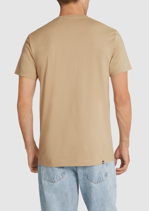 Almond Essential Crew Tee