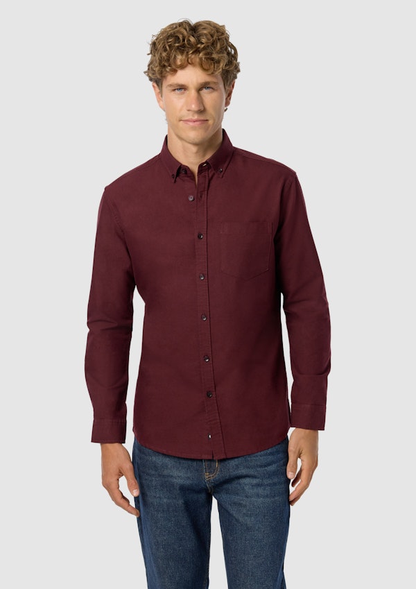 Chapman Slim Oxford Casual Long Sleeve Shirt
