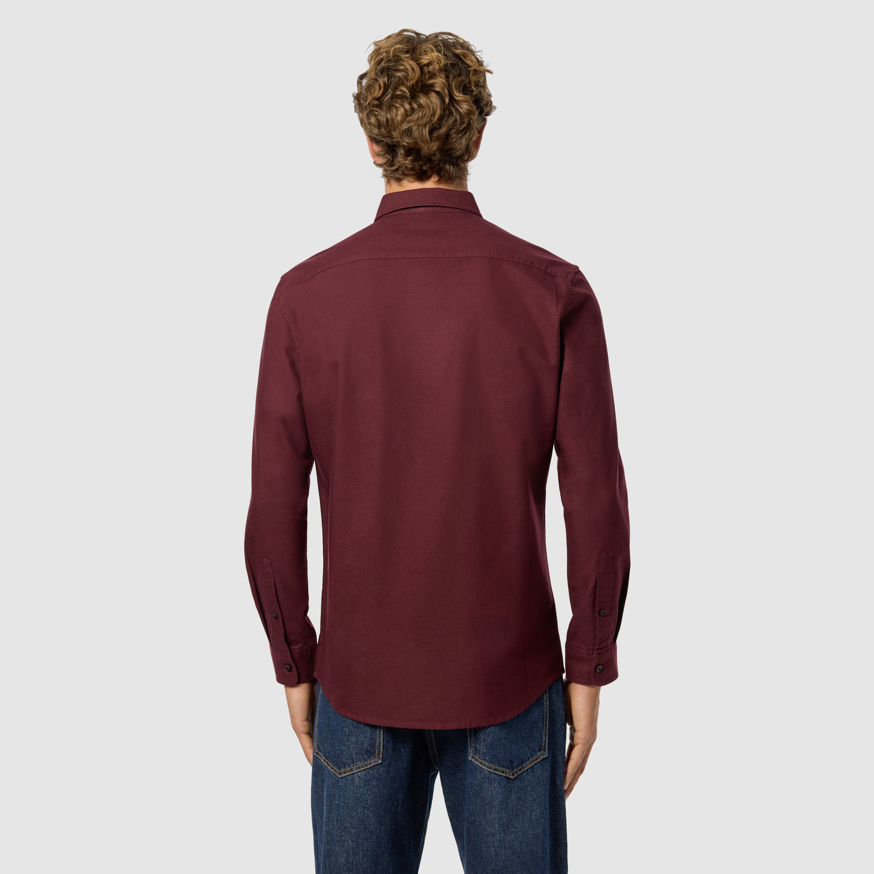 Chapman Slim Oxford Casual Long Sleeve Shirt