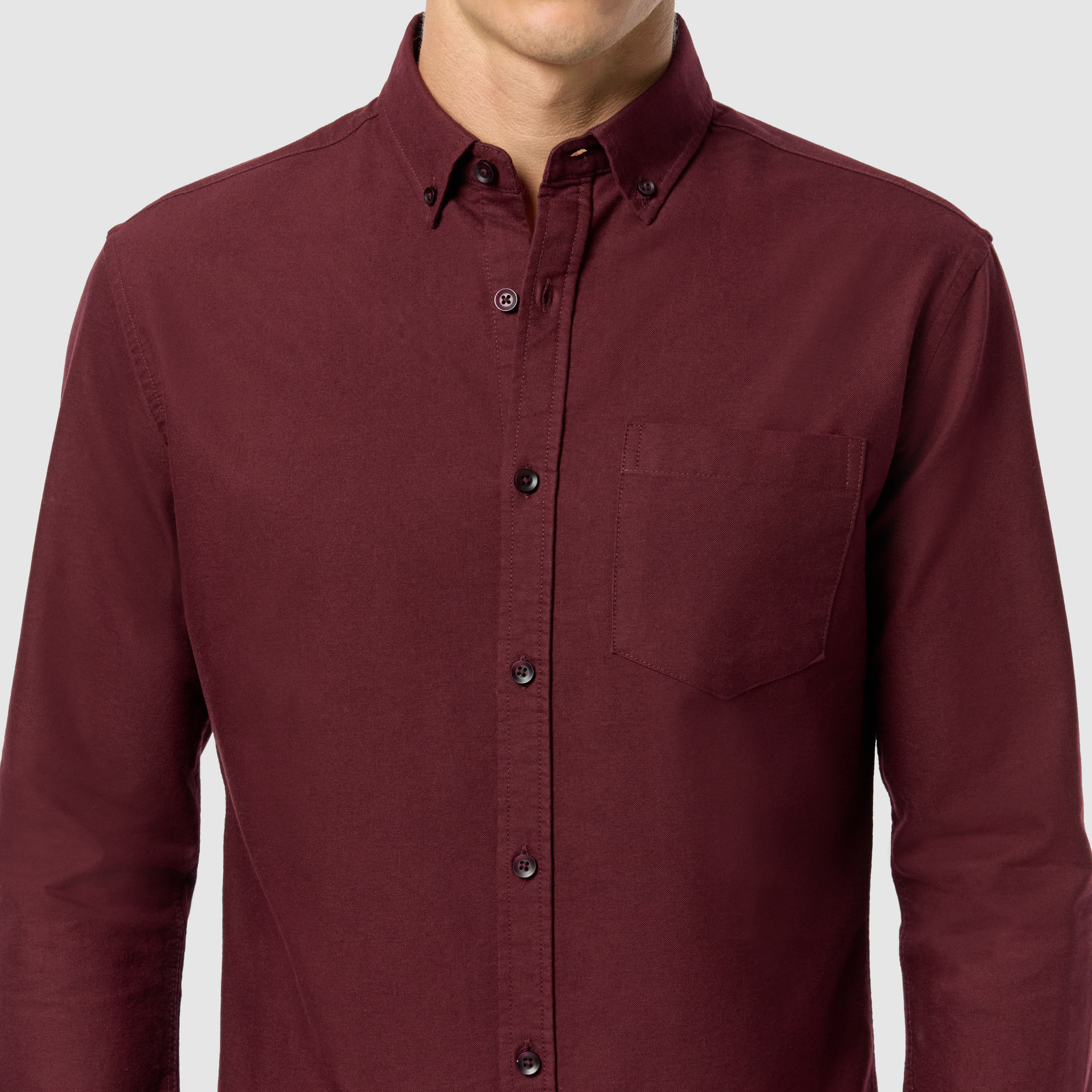 Chapman Slim Oxford Casual Long Sleeve Shirt