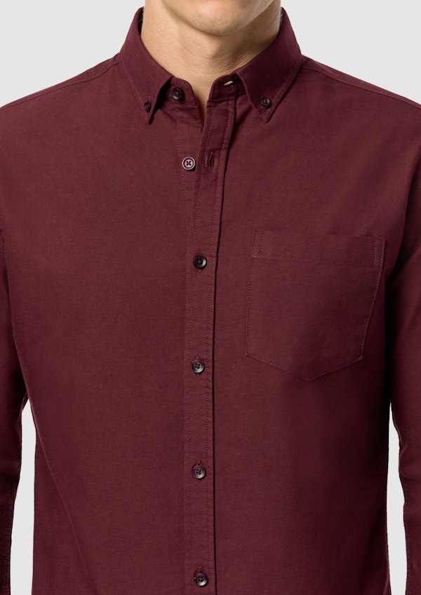 Chapman Slim Oxford Casual Long Sleeve Shirt