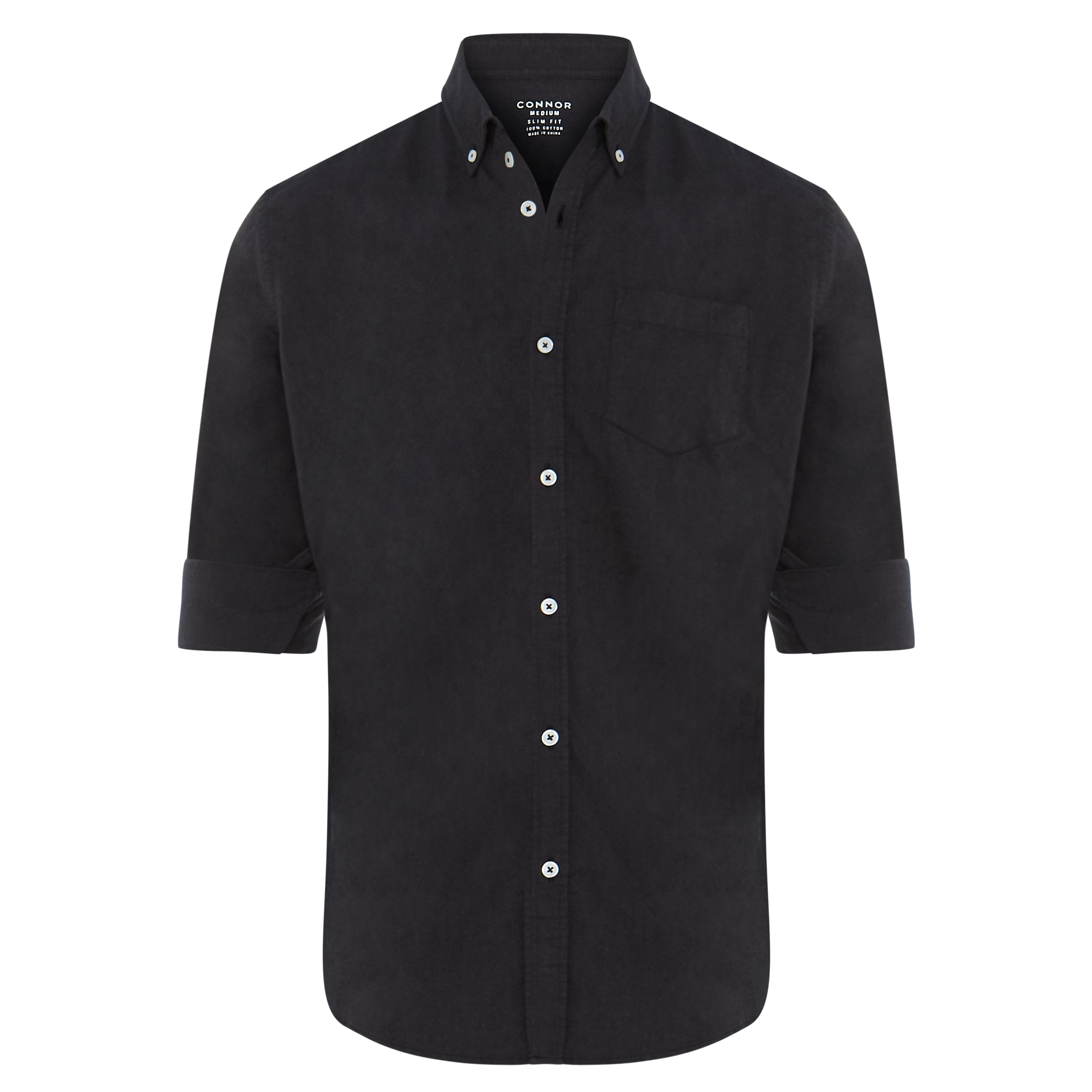 Chapman Slim Oxford Casual Long Sleeve Shirt