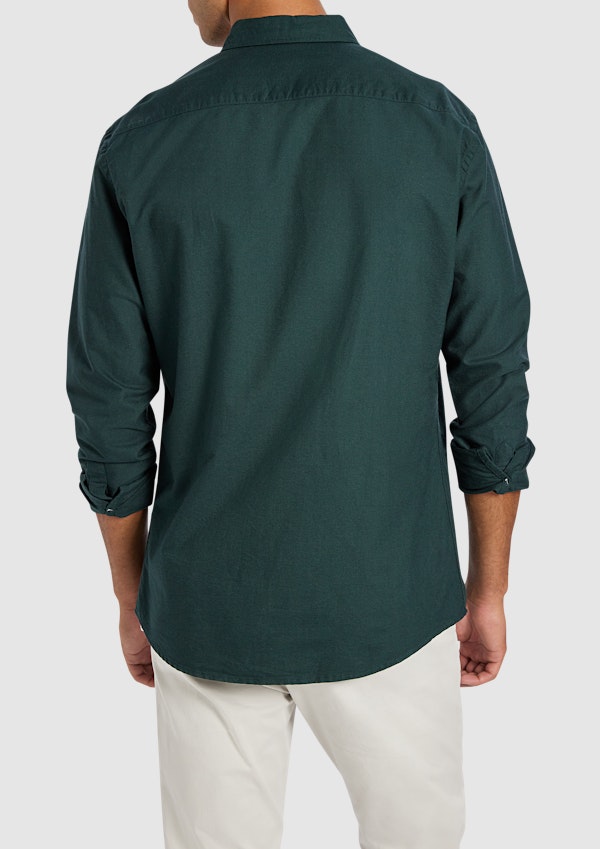 Chapman Slim Oxford Casual Long Sleeve Shirt