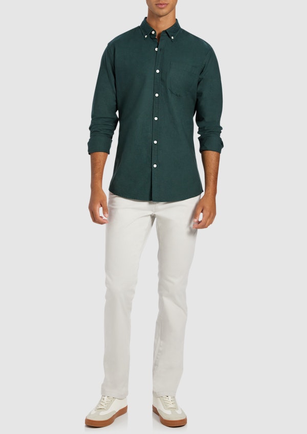 Chapman Slim Oxford Casual Long Sleeve Shirt