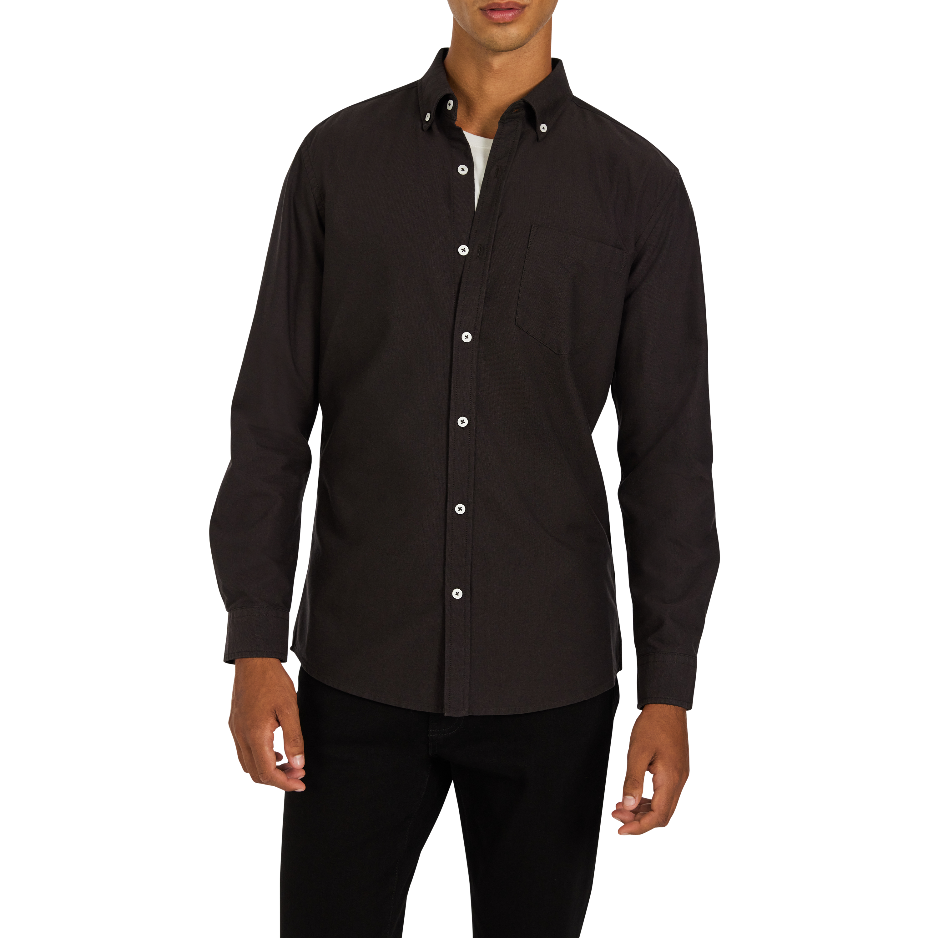 Chapman Slim Oxford Casual Long Sleeve Shirt