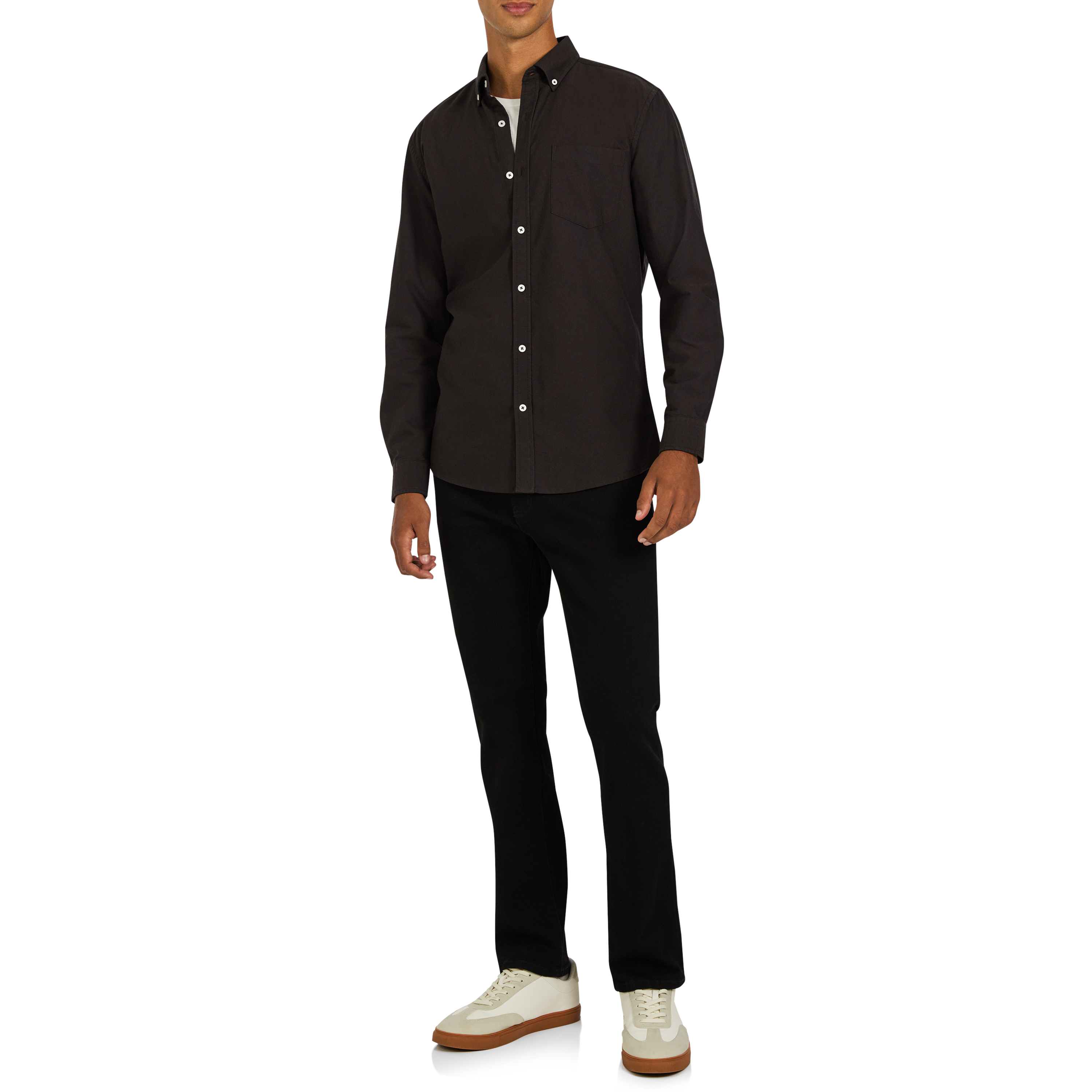 Chapman Slim Oxford Casual Long Sleeve Shirt