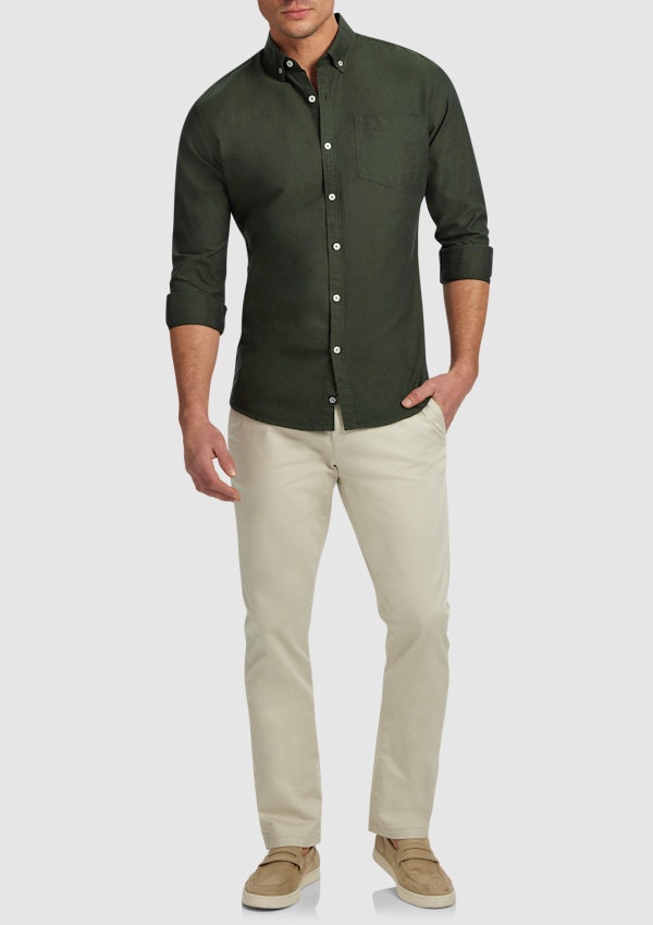 Olive Chapman Slim Casual Shirt