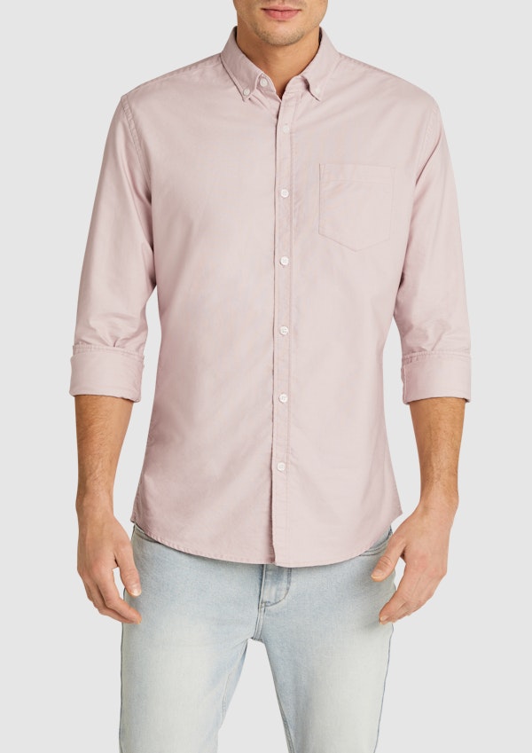 Pink Chapman Slim Casual Shirt