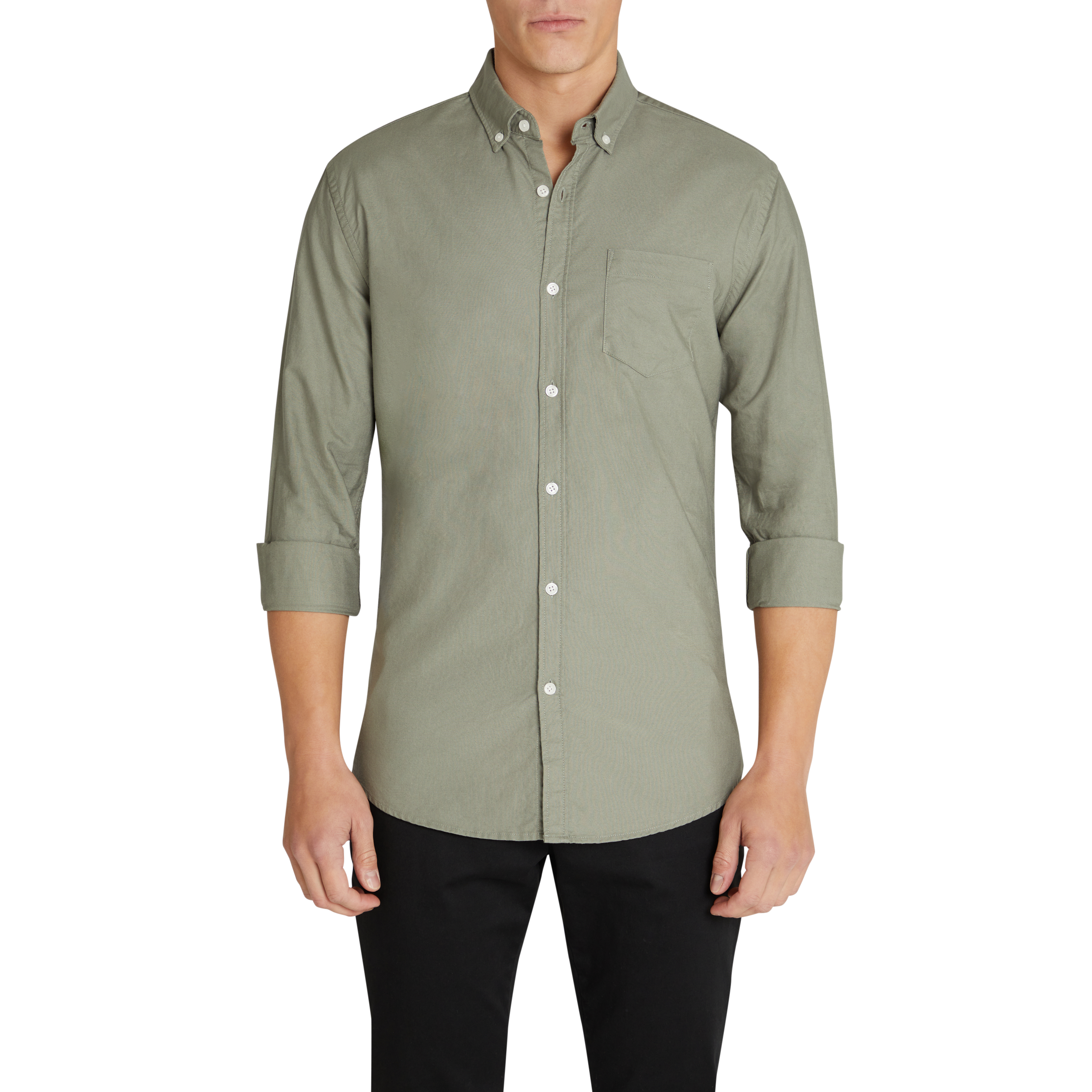 sage green dress shirt