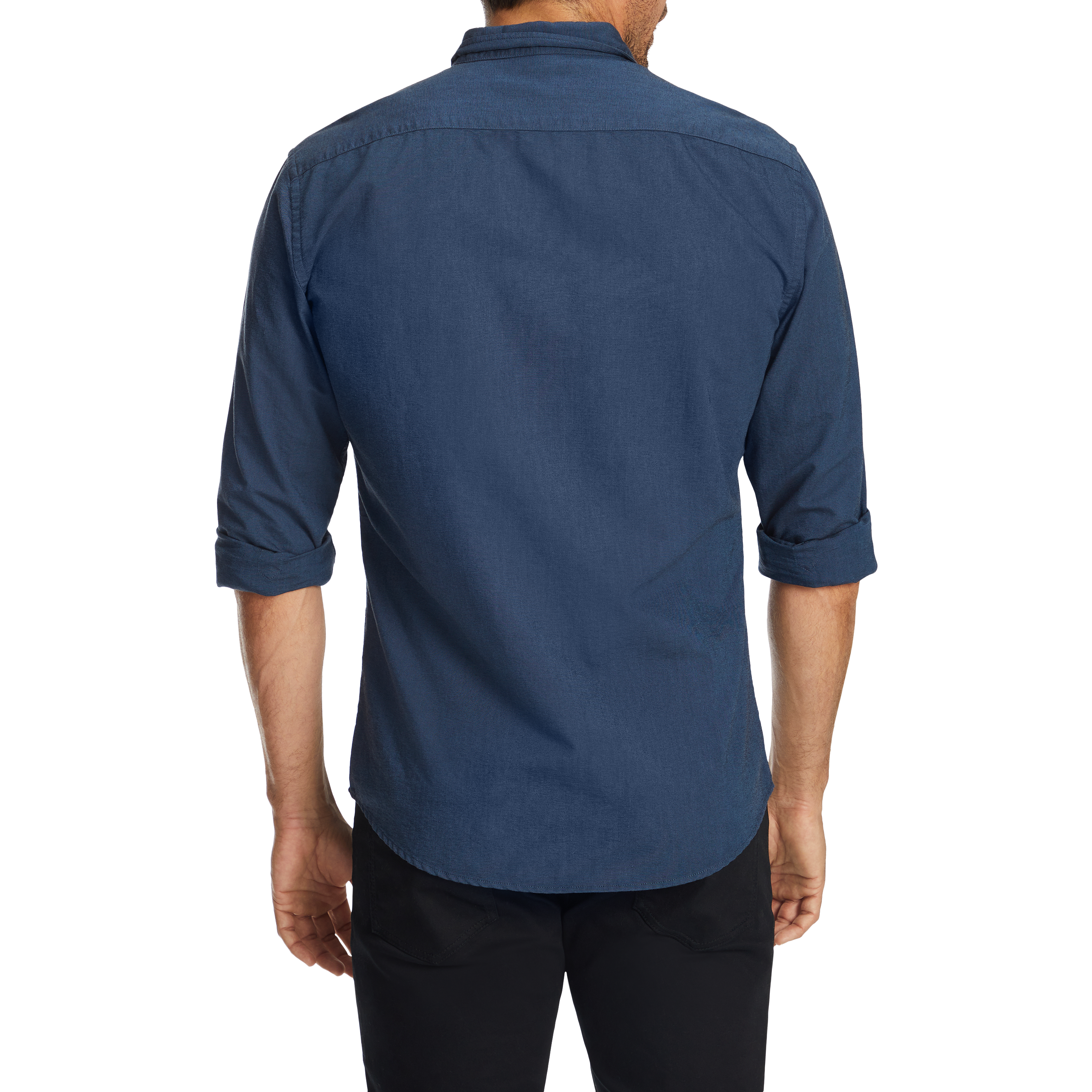 Steel Chapman Slim Oxford Casual Long Sleeve Shirt