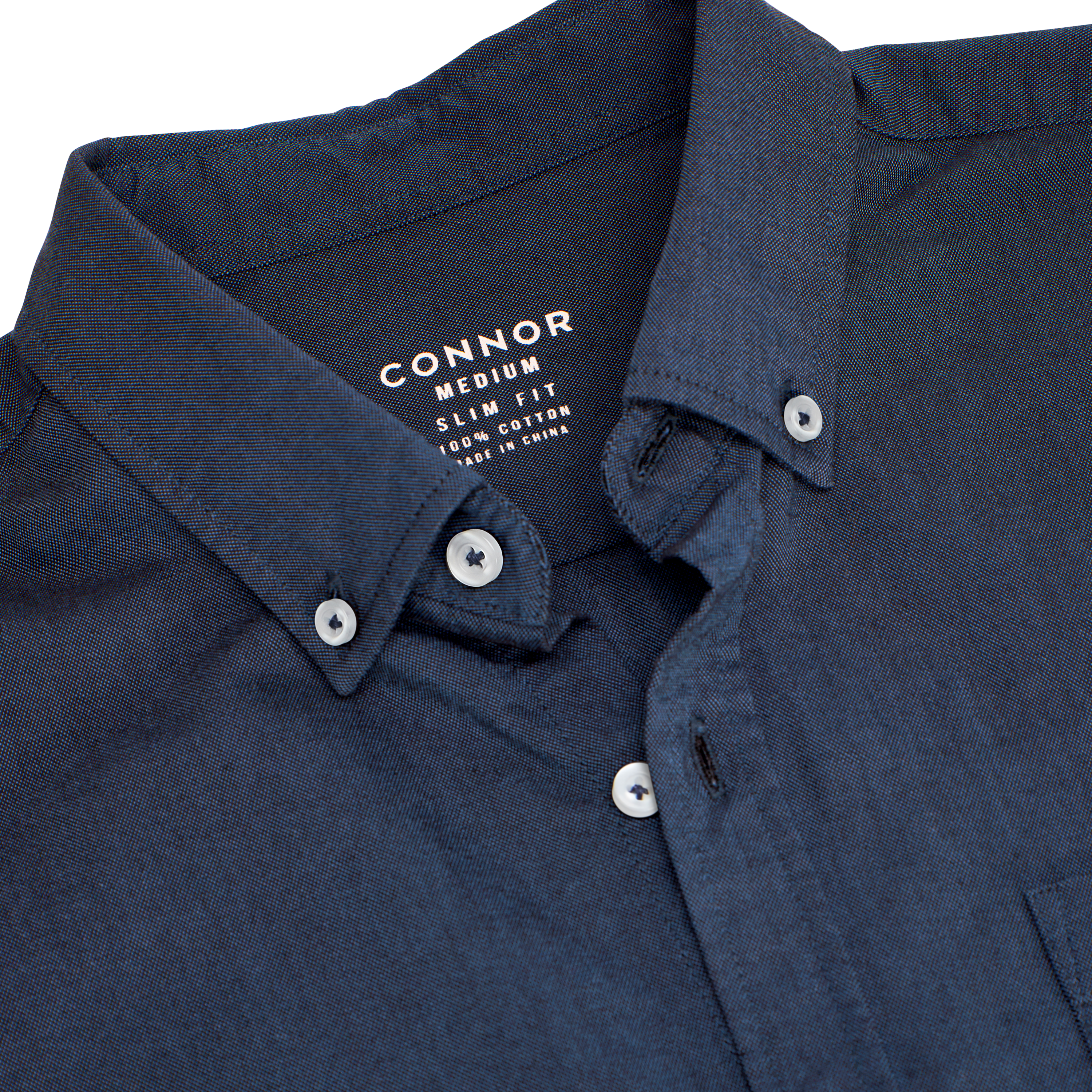 Steel Chapman Slim Oxford Casual Long Sleeve Shirt