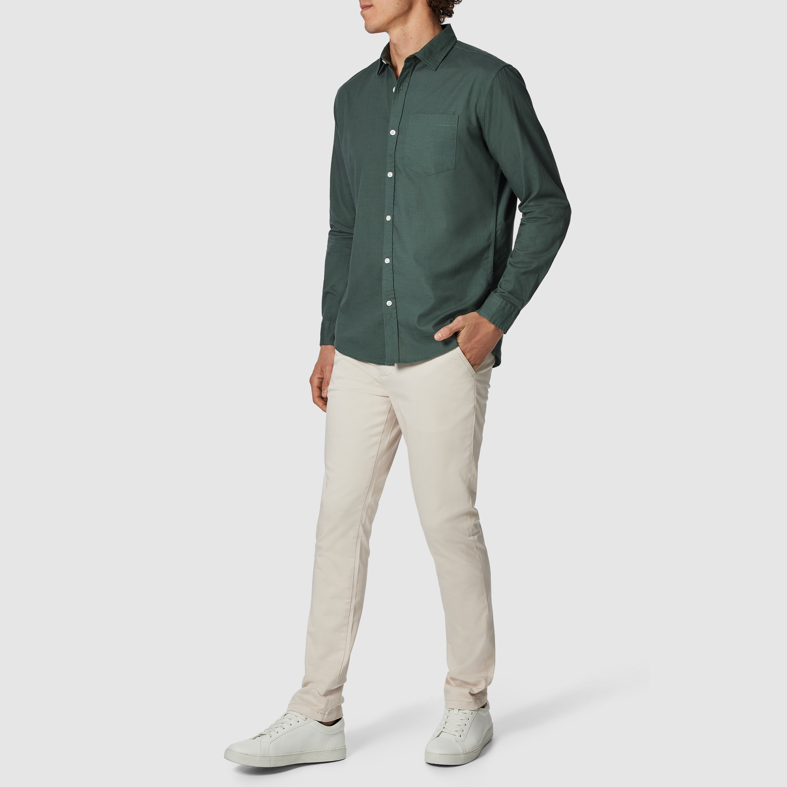 Sniders Classic Casual Long Sleeve Shirt