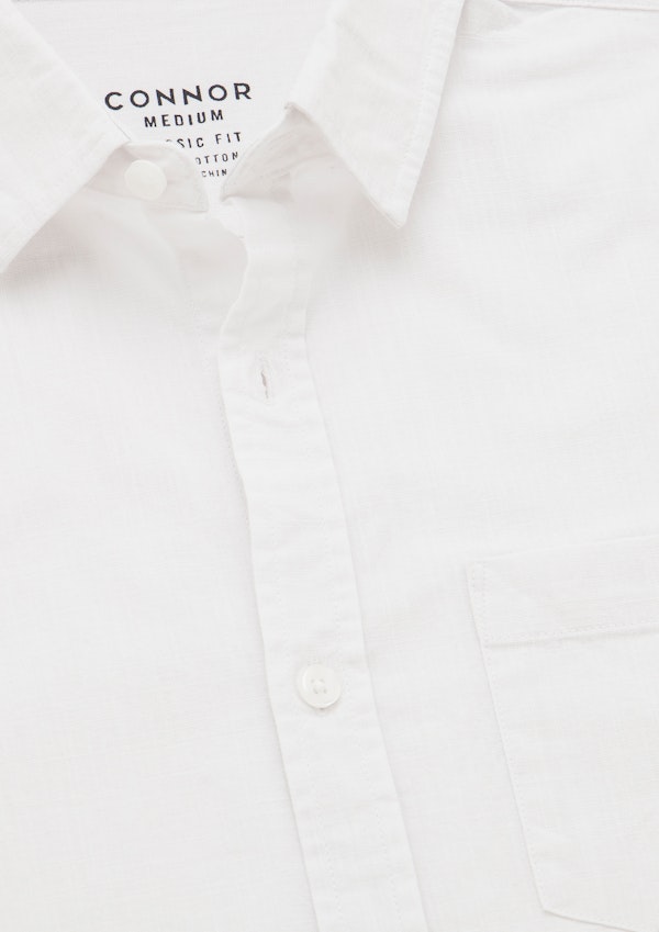 White Sniders Classic Casual Long Sleeve Shirt