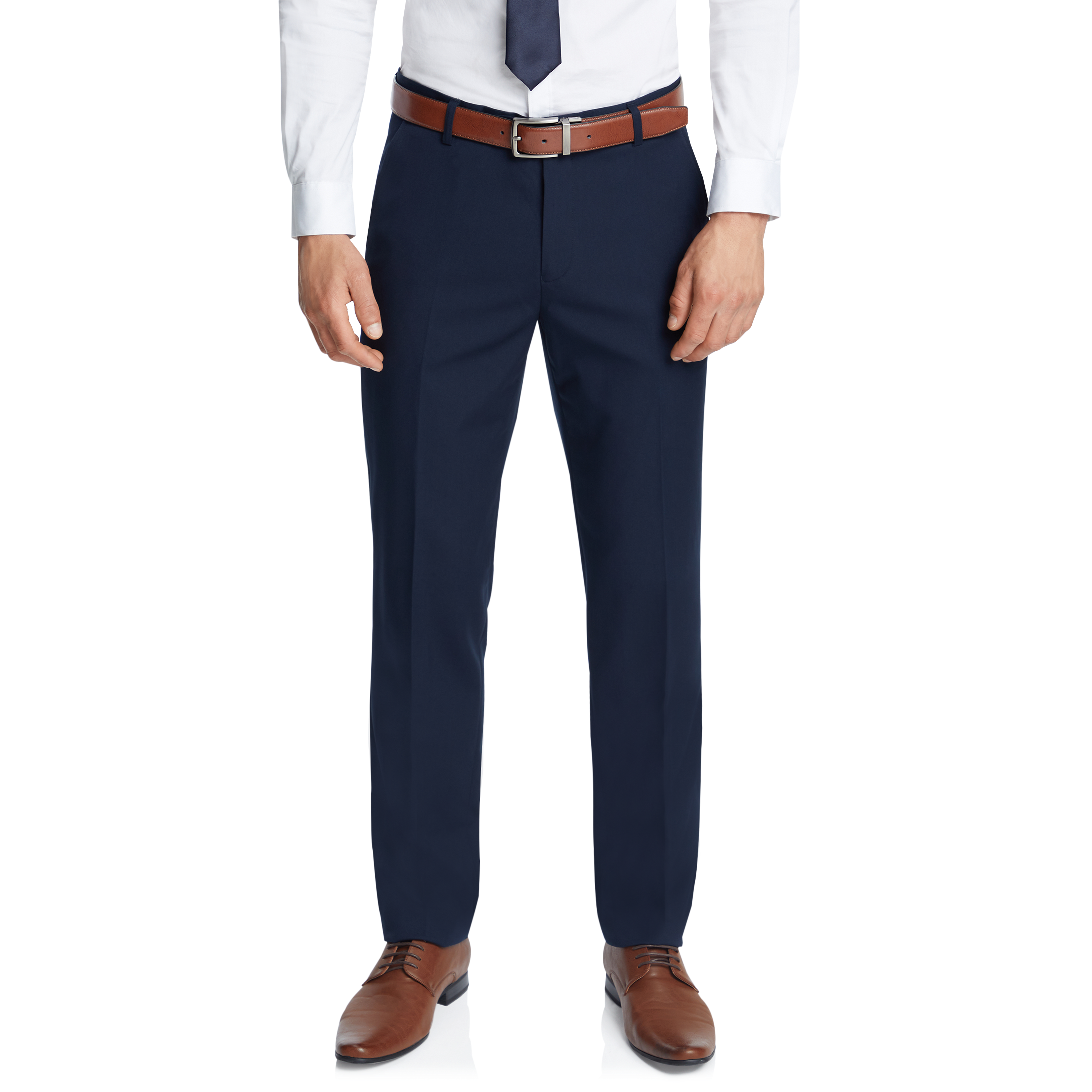 MANCREW Formal Pants for men - Formal Trousers Combo - Cream, Navy Blue