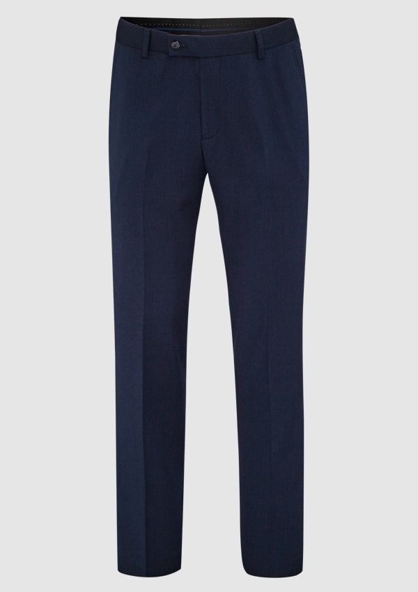 Navy Diamond Classic Stretch Dress Pant | Men's Bottom | Connor AU