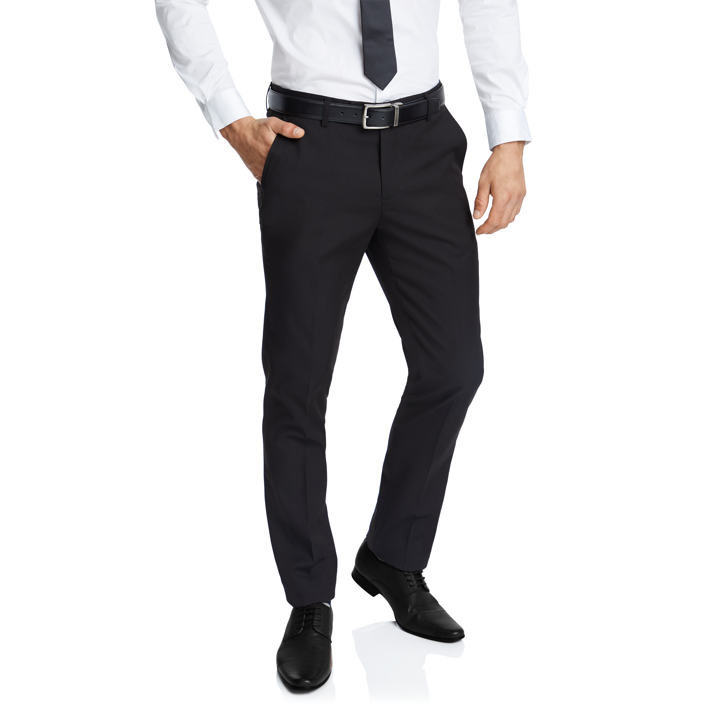 2023 New Brand Winter Ankle-Length Pants Men Stretch Business Suit Classic  Black Grey Korea Straigh Casual Formal Trousers Male