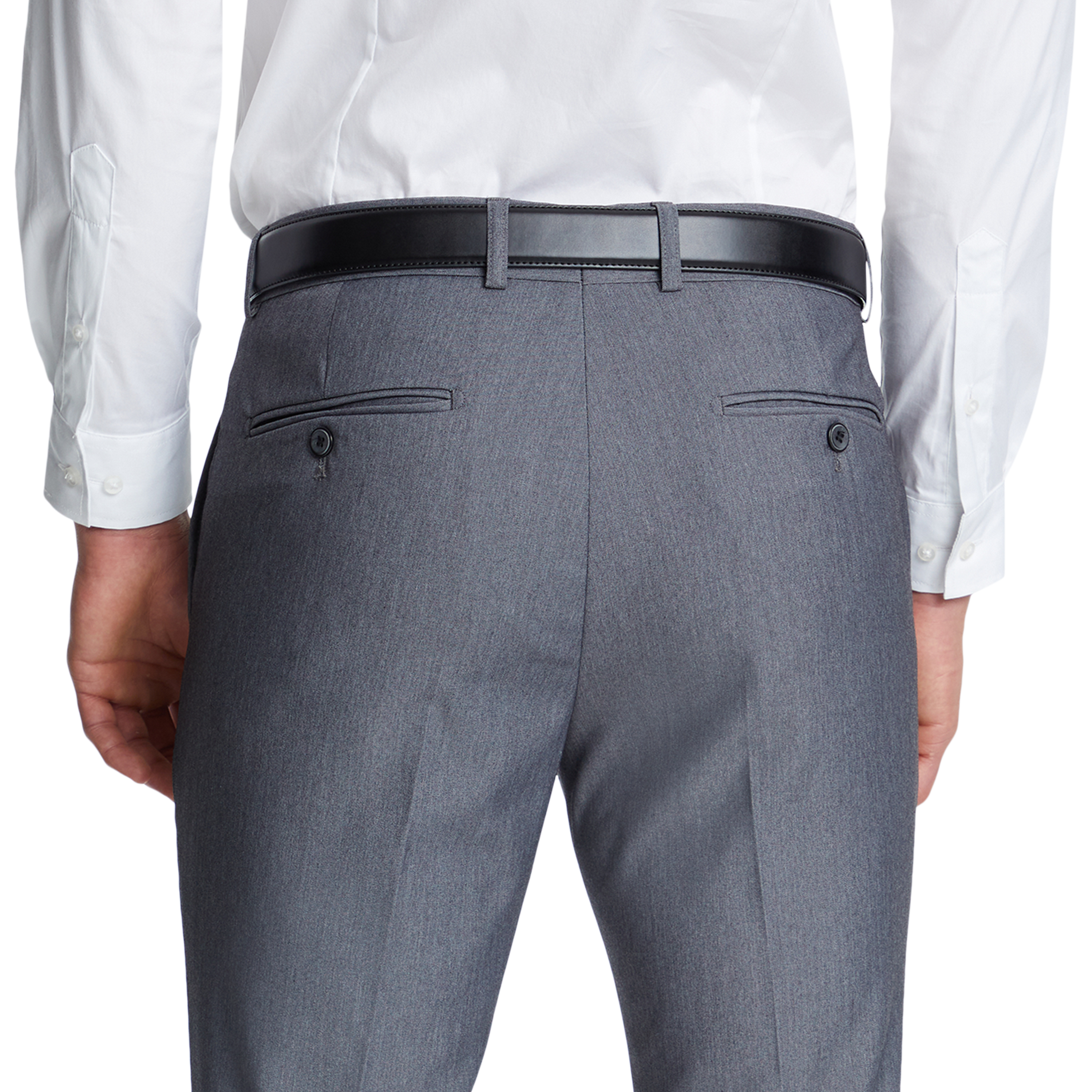 Grey Diamond Slim Stretch Dress Pant 
