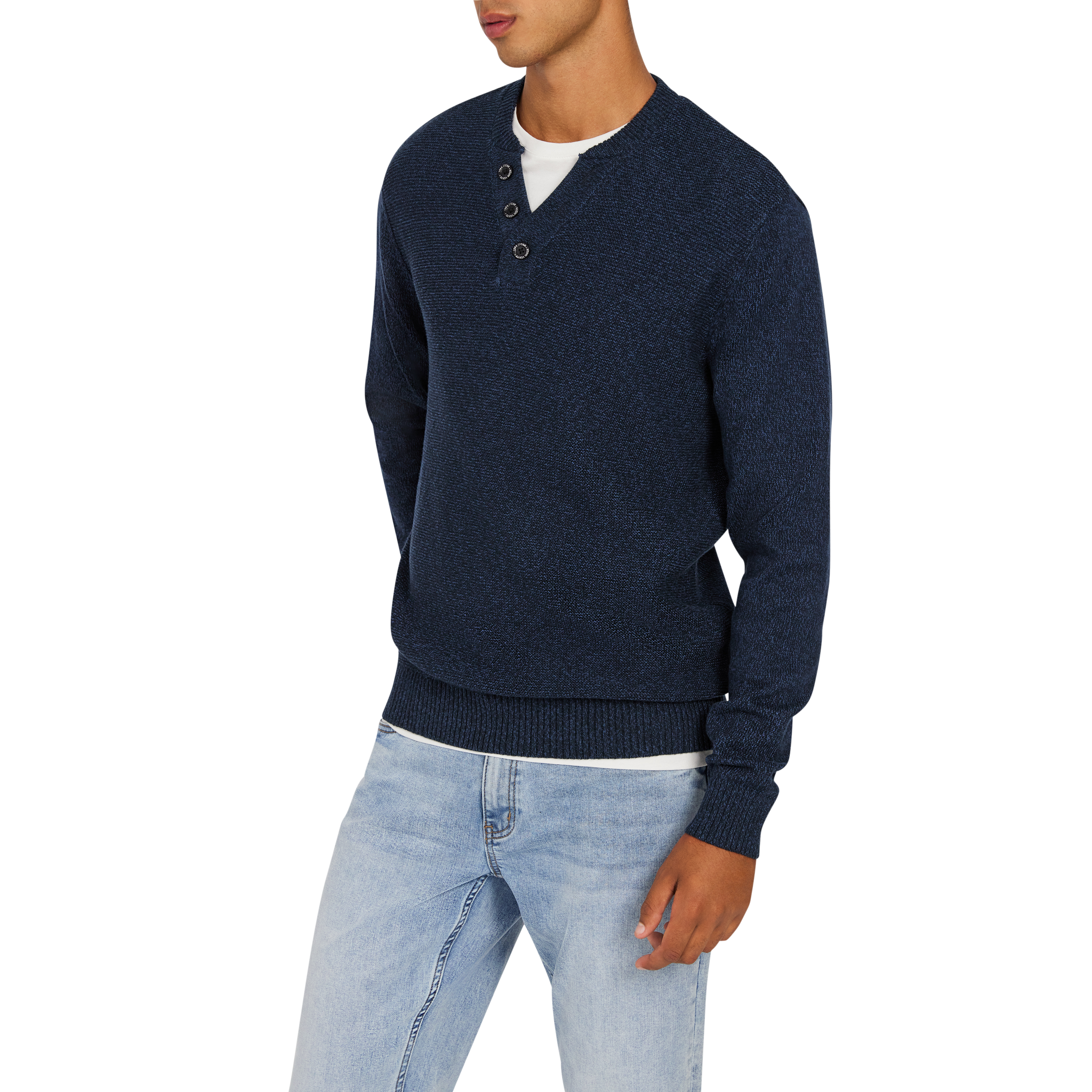 Blue Jovani Cotton Knit