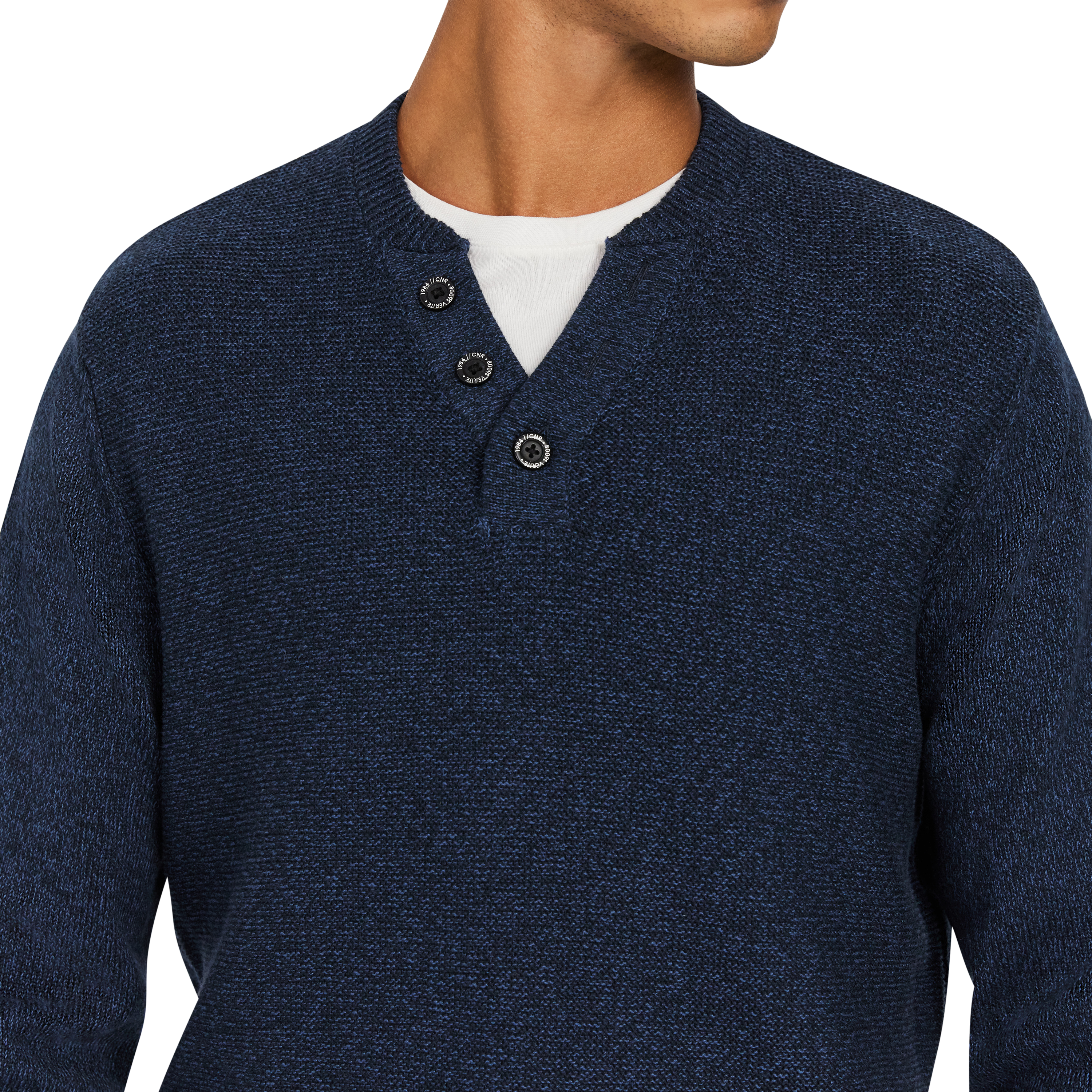 Blue Jovani Cotton Knit