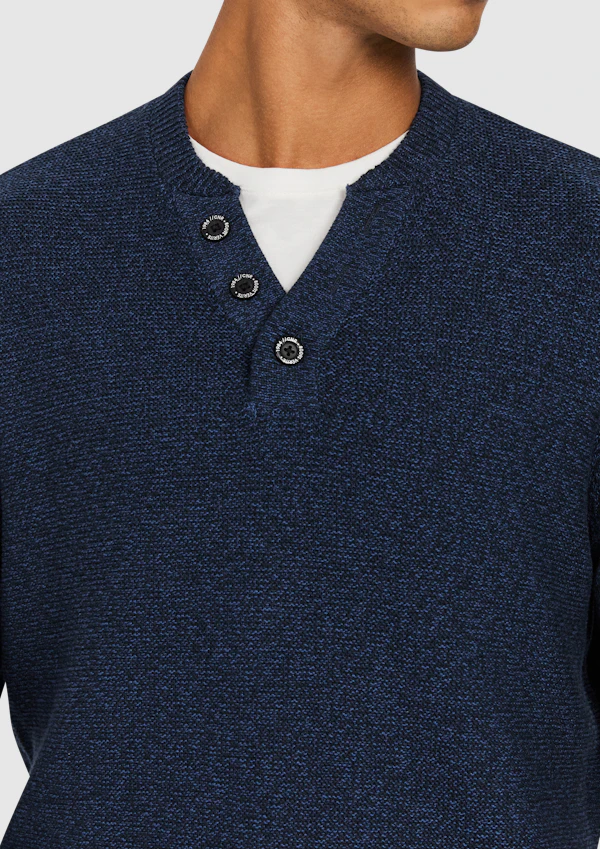 Blue Jovani Cotton Knit