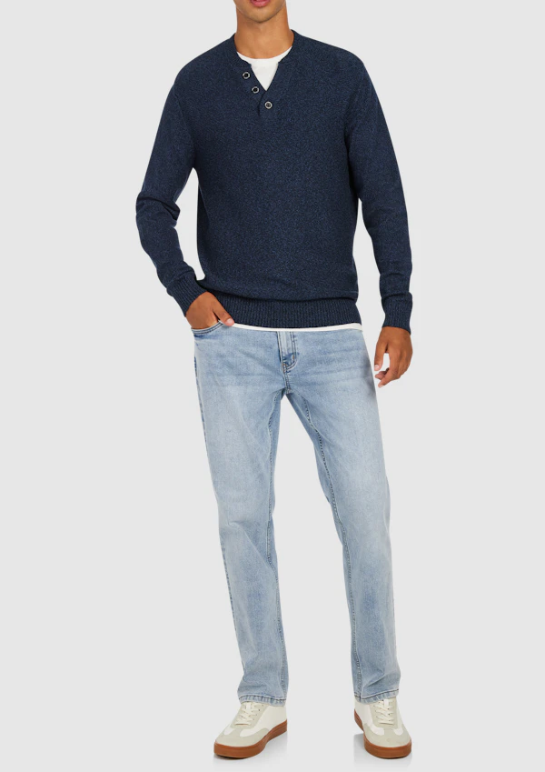 Blue Jovani Cotton Knit