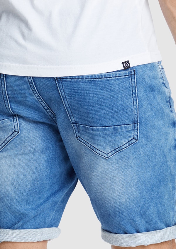 Blue Reed Denim Short