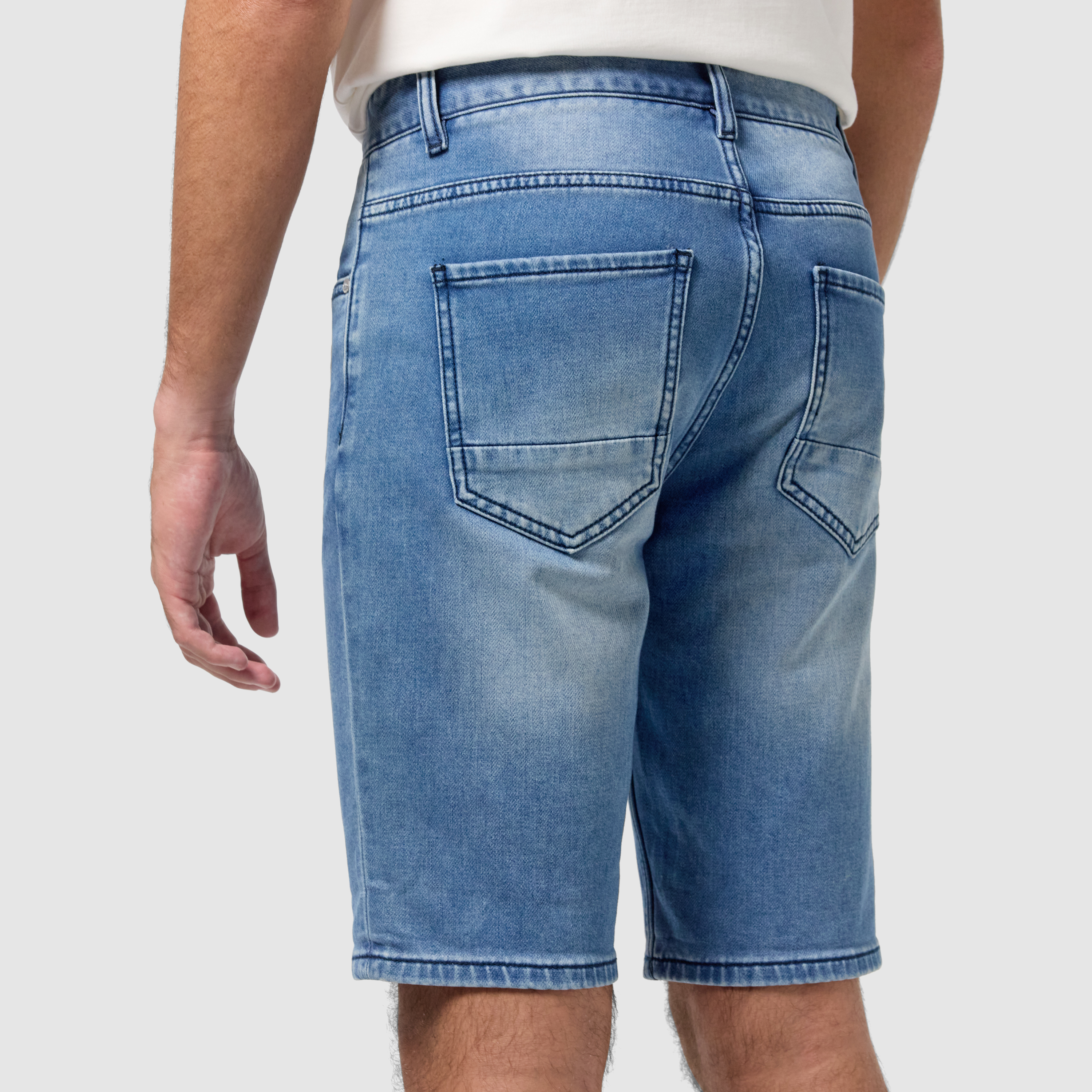 Blue Reed Denim Short