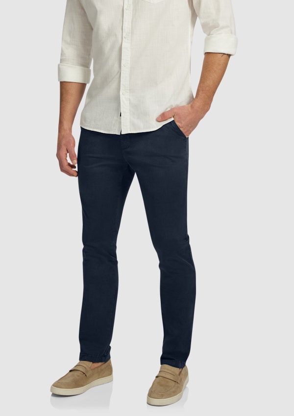 Indigo Platinum Slim Stretch Chino