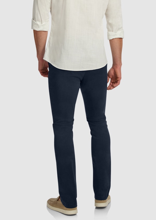 Indigo Platinum Slim Stretch Chino