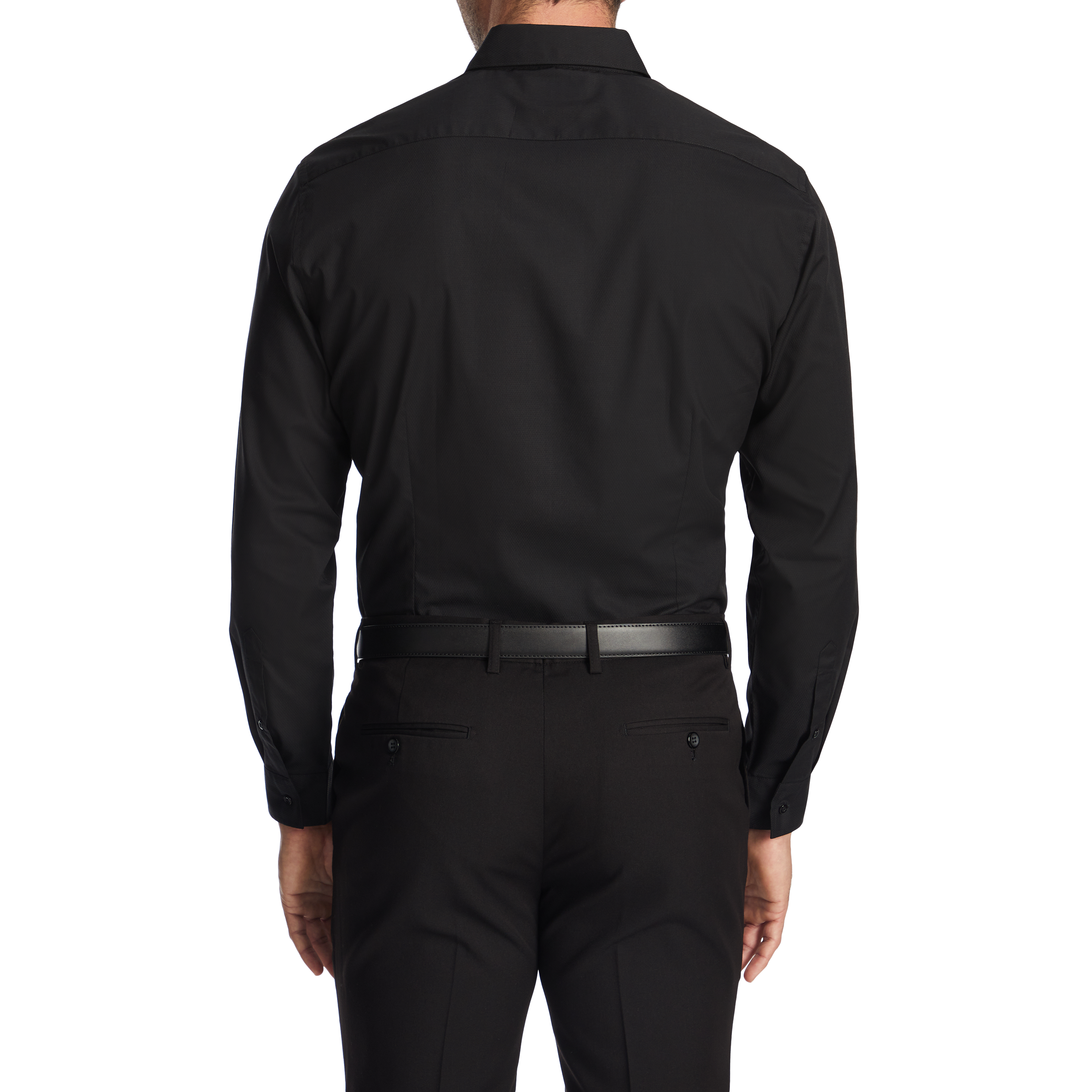 Black Jaxon Slim Dress Shirt