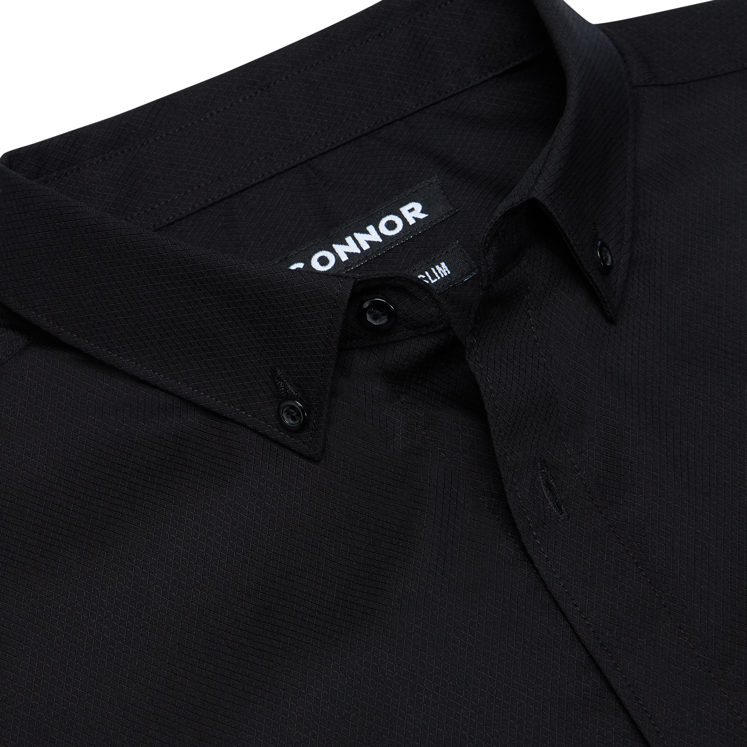 polo dress shirts black