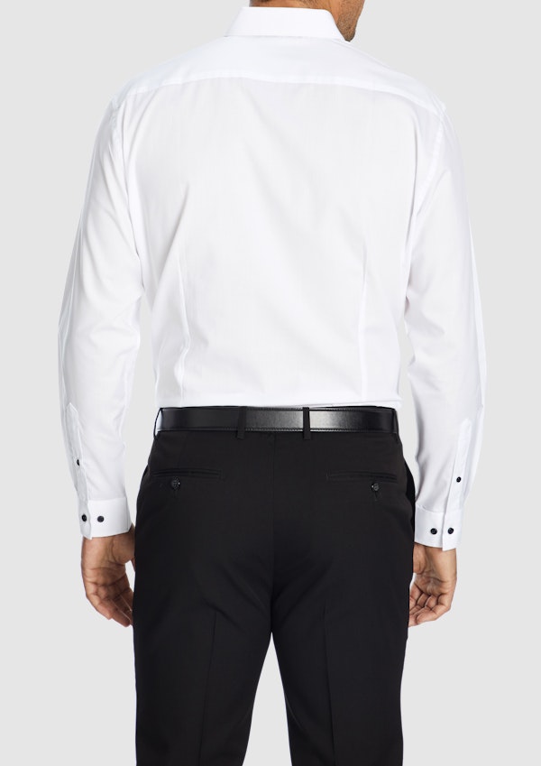 White Jaxon Slim Dress Shirt