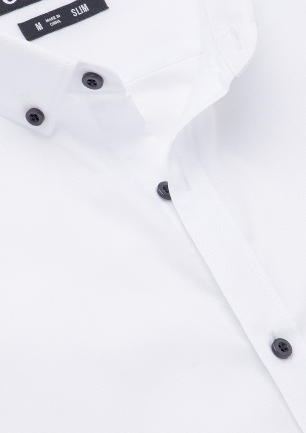 White Jaxon Slim Dress Shirt